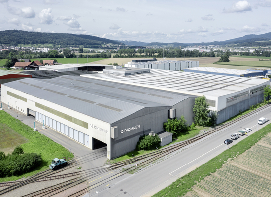 Areal Regensdorf von oben